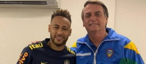 Jair Bolsonaro deu apoio moral ao jogador Neymar (Foto: Reprodução/Instagram @jairmessiasbolsonaro)