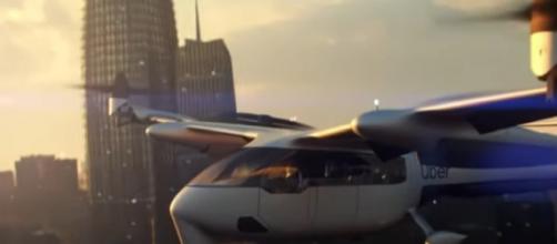 Uber 'flying taxi' trips could cost as little as $70. [Image via Nine News Australia YouTube video]