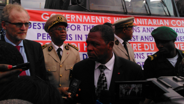 Le Ministre de l'Administration Territoriale Paul Atanga Nji le 13 juin 2019 à Yaoundé © Odile Pahai