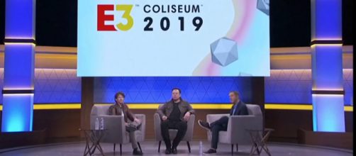 Elon Musk discusses upcoming playable games for Tesla car touchscreens at E3 2019. [Source: Mother Frunker/YouTube/Screenshot]