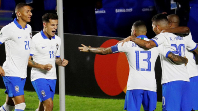 Brasile-Bolivia 3-0, doppio Coutinho e prodezza di Everton al debutto in Copa America