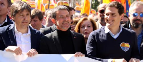 Rivera rompe con Manuel Valls en Barcelona