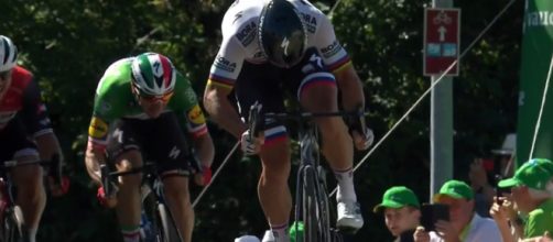 La vittoria di Peter Sagan nella tappa di Murten al Giro di Svizzera