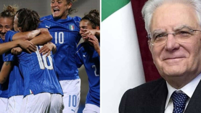 Il capo dello Stato Sergio Mattarella riceve al Quirinale le Azzurre - tpi.it