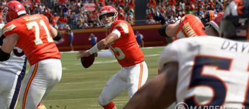 Kansas City Chiefs in Madden 20 will have realistic throws from Pat Mahomes [Image - Madden 20 via EA Sports]