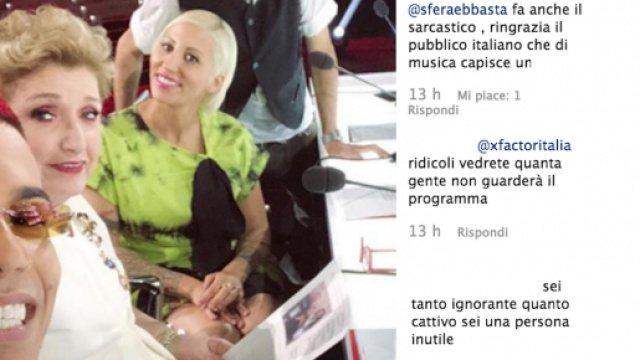 Il post di X Factor e i commenti degli utenti