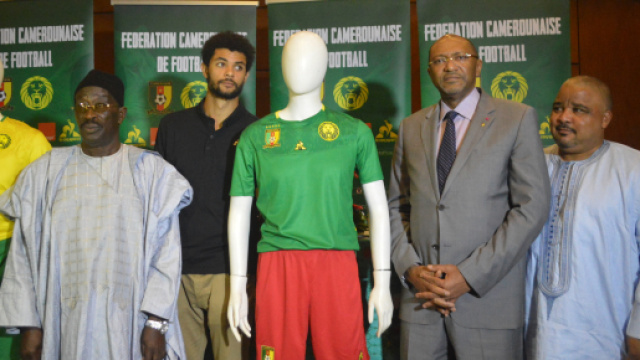 Présentation du nouvel équipementier des Lions Indomptables "Le coq sportif" le 19 juin 2019 à l'hôtel Hilton de Yaoundé © Odile Pahai