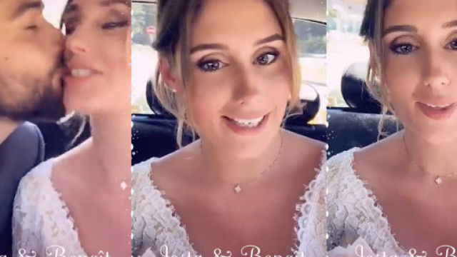 Jesta et Benoît de Koh-Lanta le jour de leur mariage le 1er juin 2019