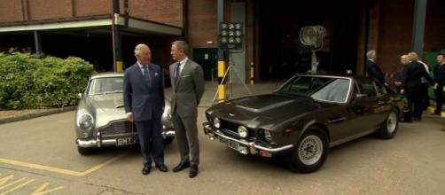 Prince Charles visits the set of "Bond 25" with Daniel Craig. [Image 5 News/YouTube]