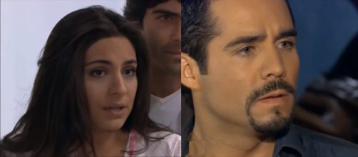Ana Paula e Gustavo em 'A Que Não Podia Amar'. (Reprodução/Televisa)