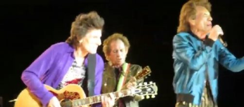 The Rolling Stones, Soldier Field, Chicago, Illinois, 6-21-19. [Image source/Scott Sigman YouTube video]