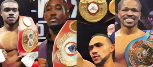 Erroll Spence Jr. Terrence Crawford, Keith Thurman and Shawn Porter are kings of welterweight – (image credit: Boxingscene/Youtube (Fotor)