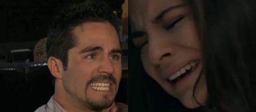 Gustavo e Ana Paula em 'A Que Não Podia Amar'. (Reprodução/Televisa)