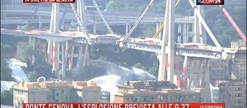 Genova, il Ponte Morandi non esiste più: demolito alle 9,37
