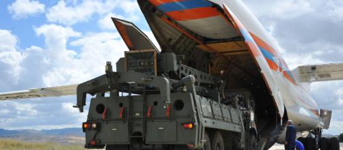 Turkey receives first shipment of Russian missile system Photo-Image credit-( CNN/youtube)