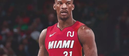 Jimmy Butler says he's coming to Miami. [Source: VNDSGN Jersey Swap / Photoshop Edit]