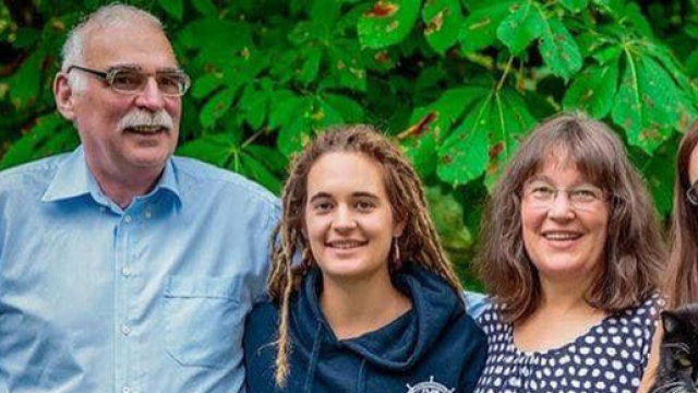 Carola Rackete insieme alla sua famiglia