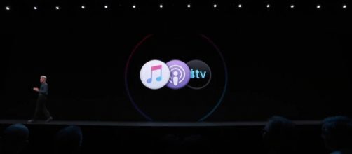 For the next macOS, iTunes will be replaced by separate Apple Music, Podcast and TV apps. [Image source: CNBC Television/YouTube/Screenshot]