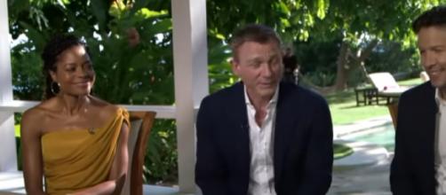 Cast of upcoming 'James Bond' movie on its significance. [Image source/Good Morning America YouTube video]