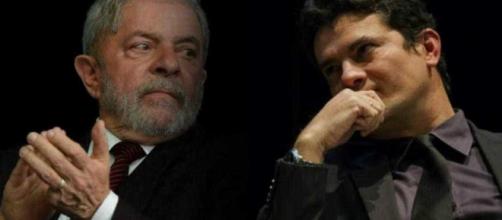 Moro e Lula mais uma vez dividem as páginas dos jornais. (Arquivo Blasting News)