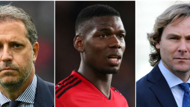 Paratici, Pogba e Nedved (foto: Goal.com; numberofthings.com; mediagol.it)