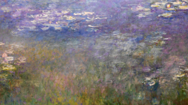 Una tela del ciclo delle 'Ninfee' di Claude Monet