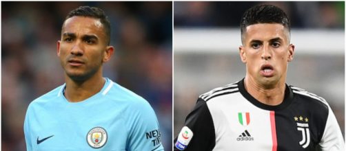 Danilo e Joao Cancelo (foto: skysports.com; juventusnews24.com)