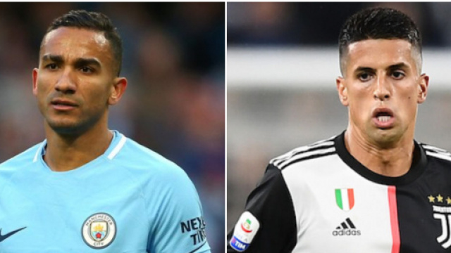 Danilo e Joao Cancelo (foto: skysports.com; juventusnews24.com)