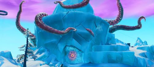 Fortnite's ice monster has escaped. [image source: FriendlyMachine/YouTube]