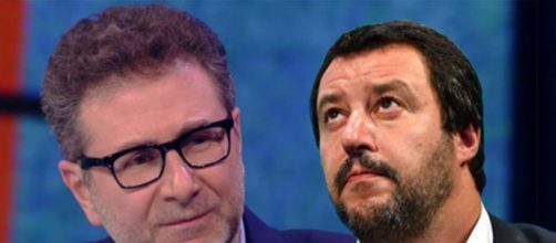 Nuovo scontro tra Fabio Fazio e Matteo Salvini