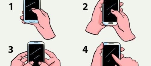 Ces façons de tenir le téléphone qui en disent long sur une personnalité - photo publiée sur santé plus mag