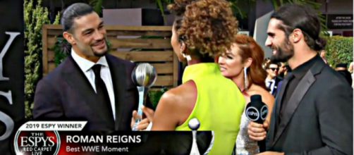 Roman Reigns received the ESPYs Award for Best WWE Moment. Image Courtesy: YouTube/TheRomanReignsEmpire
