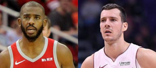 Chris Paul and Goran Dragic could be involved in blockbuster trade – image credit: Smashdown Sports/Flickr