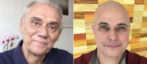 Marcelo Rezende e Edson Celulari foram diagnosticados com câncer. (Reprodução/Instagram/@marcelorezende.oficial@edsoncelularireal)