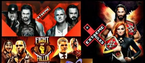 WWE Vs. AEW war starts this weekend. Image Courtesy: YouTube/WWE/AEW