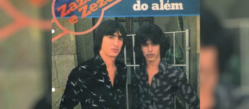 Capa do primeiro disco da dupla Zazá e Zezé. (Reprodução/TV Anhanguera)