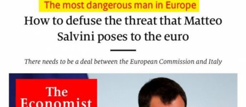 Matteo Salvini uomo più pericoloso d'Europa secondo l'Economist