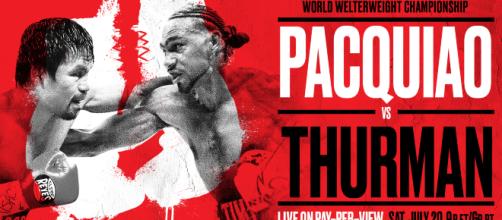 Fight Night - Pacquiao vs Thurman poster - PBC/Youtube