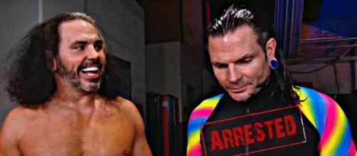 Jeff Hardy arrested for public intoxication. Image credit: WWE/Youtube