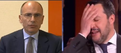 Enrico Letta attacca Matteo Salvini.