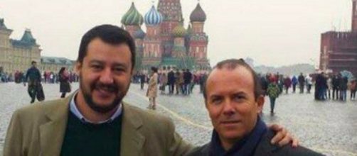 Matteo Salvini e Gianluca Savoini