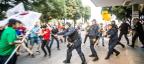 Photogallery - PM reprime estudantes que protestavam em frente ao MEC