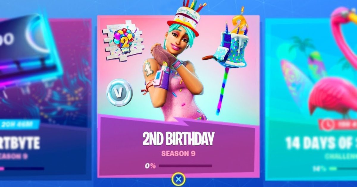 Challenges And Rewards For 'Fortnite's' Second Birthday Leaked