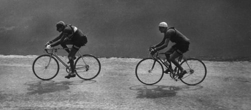 Fausto Coppi e Gino Bartali nel Tour de France del 1949