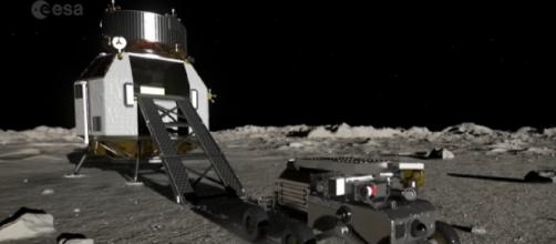 Robotic mission Heracles to the moon. [Image source/European Space Agency, ESA YouTube video]