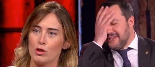 Botta e risposta tra Maria Elena Boschi e Matteo Salvini