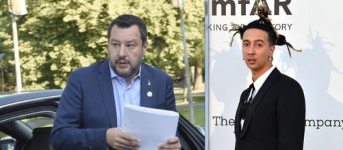 Ghali definisce fascista Matteo Salvini