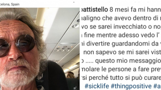 Lorenzo Battistello ha avuto un tumore
