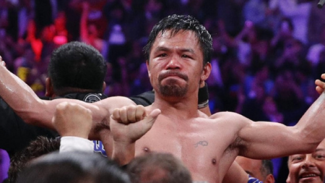 Manny Pacquiao, ennesima cintura iridata della sua straordinaria carriera