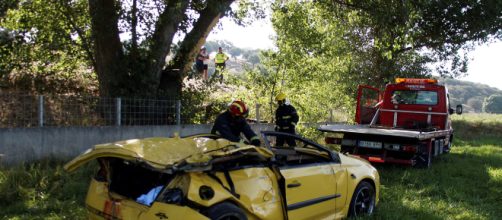 El taxista que avisó del accidente de Salamanca es familiar de uno de los muertos